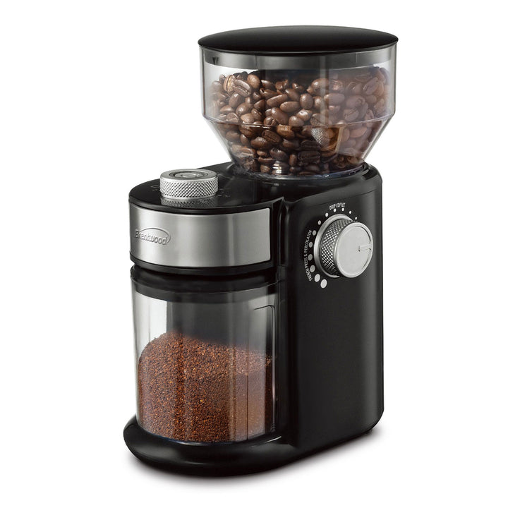 Brentwood 9oz Automatic Burr Coffee Bean Blender Grinder Machine, Black(Used)