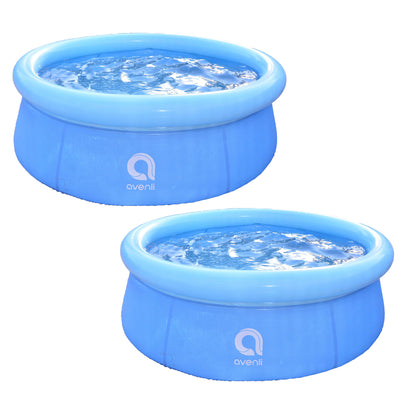 JLeisure 5.5-Ft Prompt Set Inflatable Above Ground Kid Swimming Pool (2 Pack)