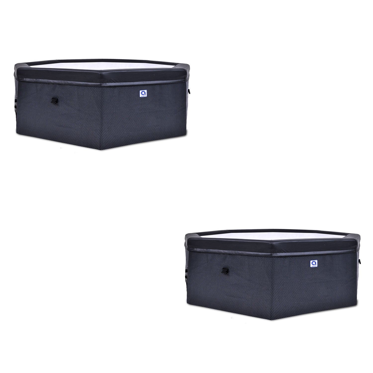 JLeisure Aegean 1,200 Liter 65 inch 6 Person Rigid Foam Wall Hot Tub Spa(2 Pack) - VMInnovations