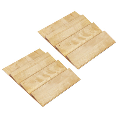 Rev-A-Shelf 4SDI-18 16 Inch Wood Spice Drawer Organizer Insert, Natural (2 Pack)