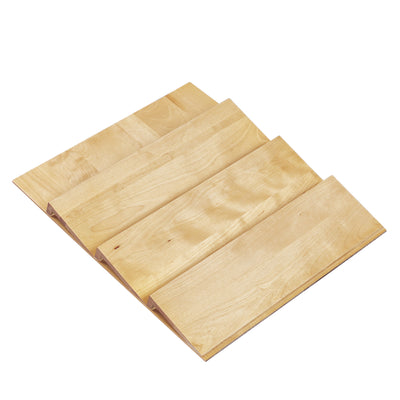 Rev-A-Shelf 4SDI-18 16 Inch Wood Spice Drawer Organizer Insert, Natural (2 Pack)