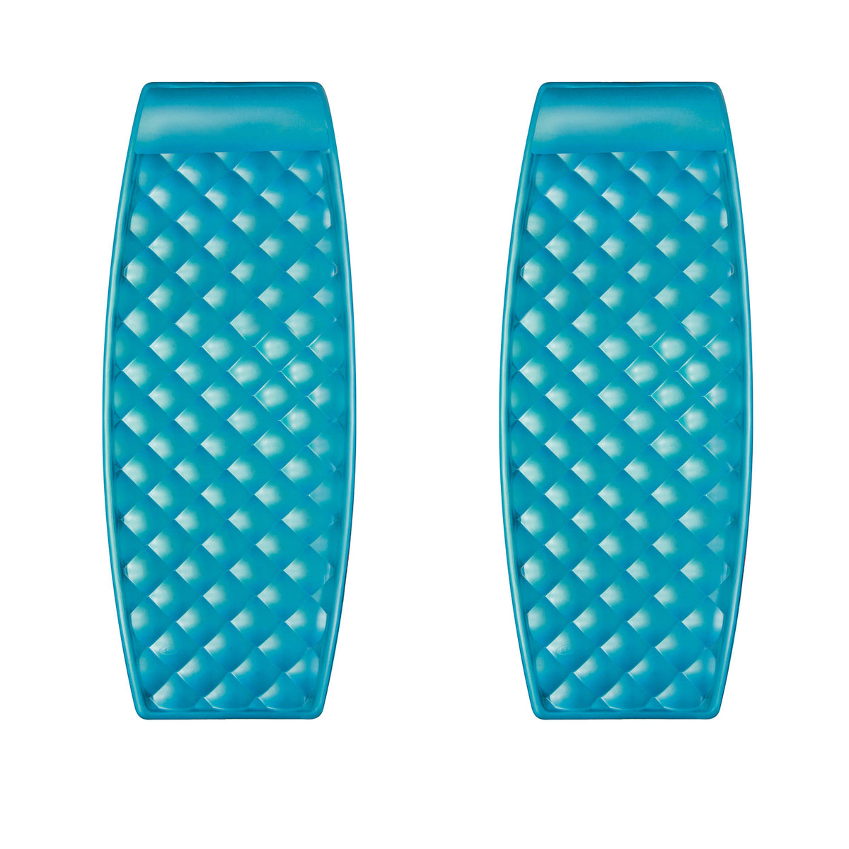 SwimWays Aquaria Solana Float Lounger for Swimming Pool, Aqua (2 Pack)