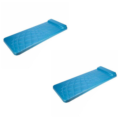 SwimWays Aquaria Pineapple Breeze Foam Lounger Swimming Pool Float (2 Pack)