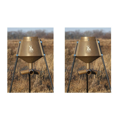 Boss Buck Hunting Oversize 350lb Capacity Game Feeder Delivery System (2 Pack) - VMInnovations