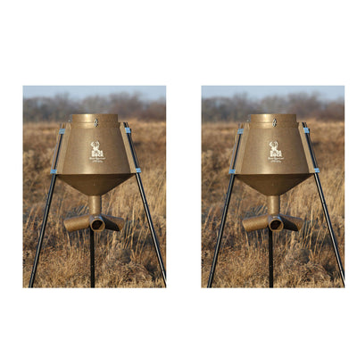 Boss Buck Hunting Oversize 350lb Capacity Game Feeder Delivery System (2 Pack)