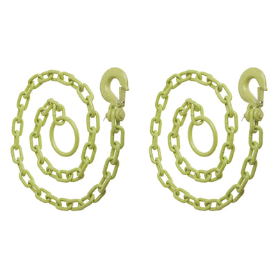 Brush Grubber Tugger Chain for Attaching Brush Grubber Tools to Vehicle (2 Pack)