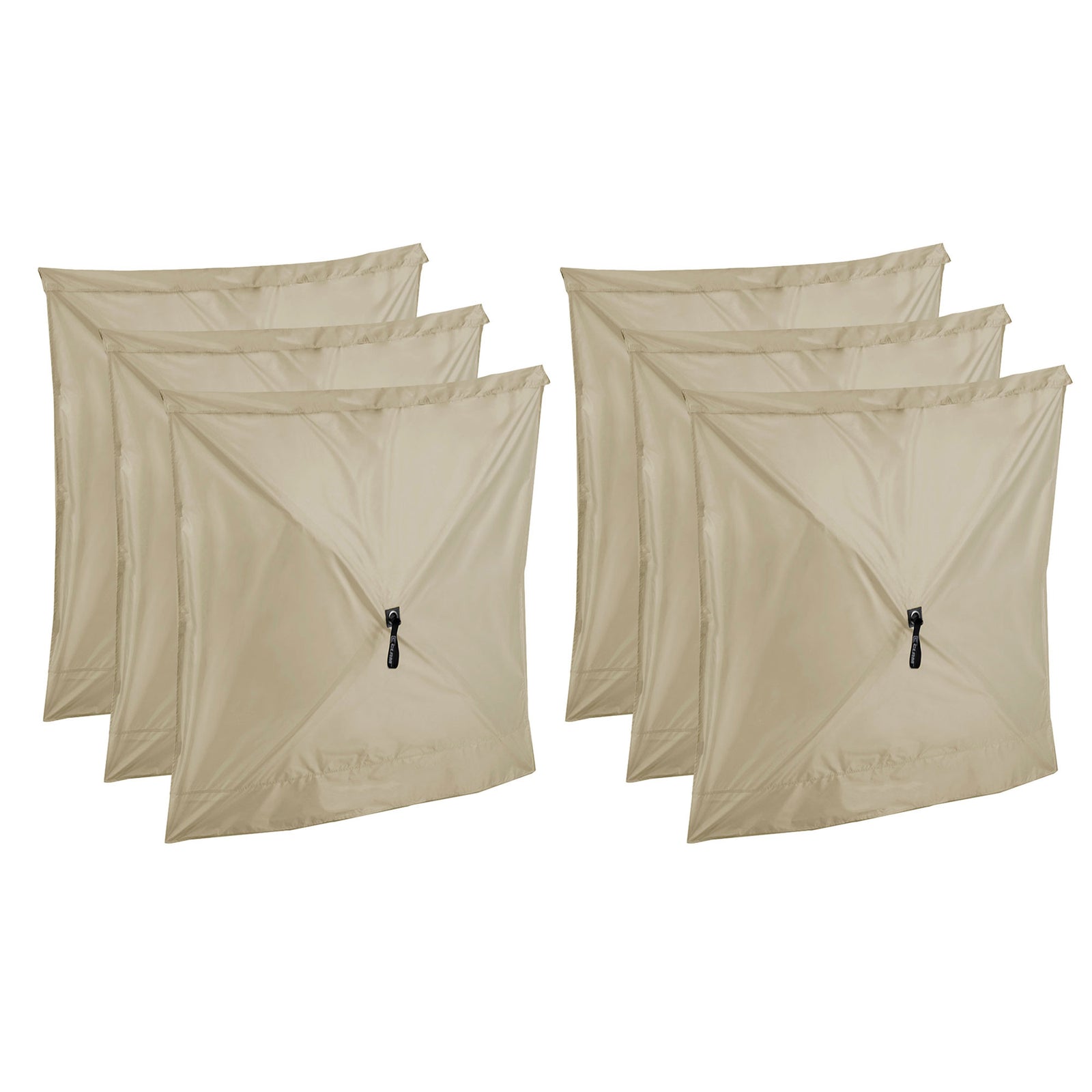 Clam Quick Set Screen Hub Tan Fabric Wind & Sun Panels Accessory Only (6 Pack) - VMInnovations