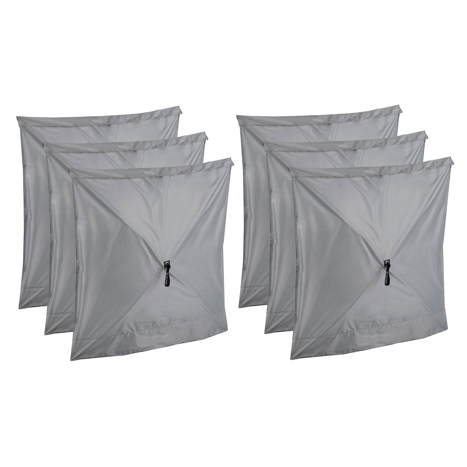 Clam Quick Set Screen Hub Gray Fabric Wind & Sun Panels, Accessory Only (6 Pack) - VMInnovations