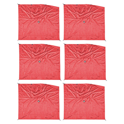 Clam Quick-Set Screen Hub Red Fabric Wind & Sun Panels, Accessory Only (6 Pack) - VMInnovations