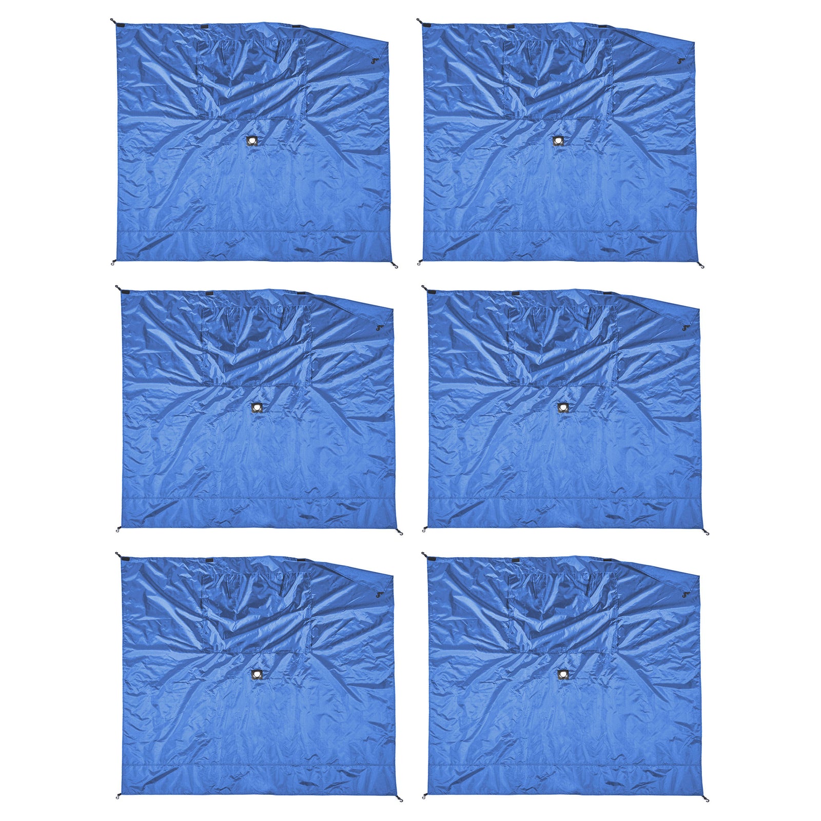 Clam Quick-Set Screen Hub Blue Fabric Wind & Sun Panels, Accessory Only (6 Pack) - VMInnovations