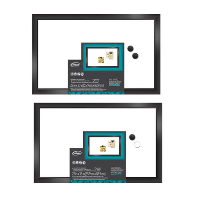 The Board Dudes Magnetic Dry Erase Marker Board with Mounting Hardware (2 Pack)