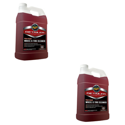 Meguiar's Non Acid Tire and Wheel Cleaner Exterior Car Care, 1 Gallon (2 Pack)