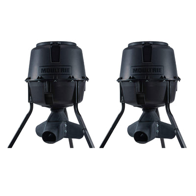 Moultrie 30 Gallon Drum Gravity Tripod Wild Game Fish & Deer Feeder (2 Pack)