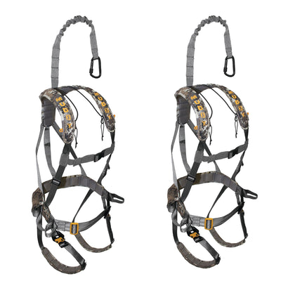Muddy Ambush MSH500 Hunting Quick Release Deer Stand Safety Harness  (2 Pack) - VMInnovations