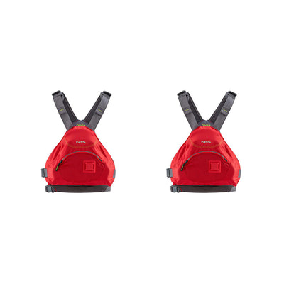 Sea Eagle 370 Pro Inflatable Kayak w/ NRS Adult Large Life Vest (2 Pack) - VMInnovations