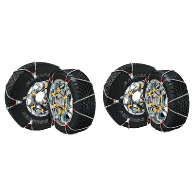 Security Chain SZ135 Super Z6 Car Truck Snow Radial Cable Tire Chain, 4 Pack