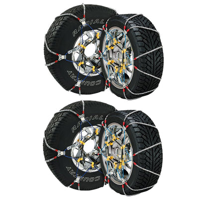 Security Chain SZ451 Super Z6 Car Truck Snow Radial Cable Tire Chain, 4 Pack - VMInnovations