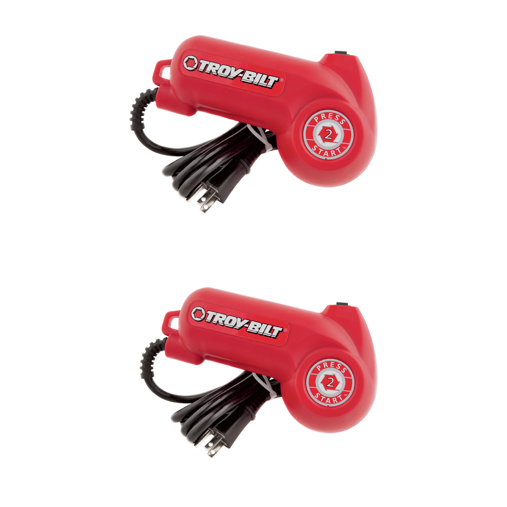 Troy-Bilt JumpStart Electric Handheld Tool Push Button Engine Starter (2 Pack)