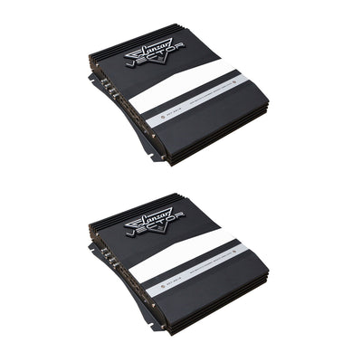 LANZAR VCT2010 Vector 800 Watt 2 Channel Bridgeable Car Audio Amplifier (2 Pack)