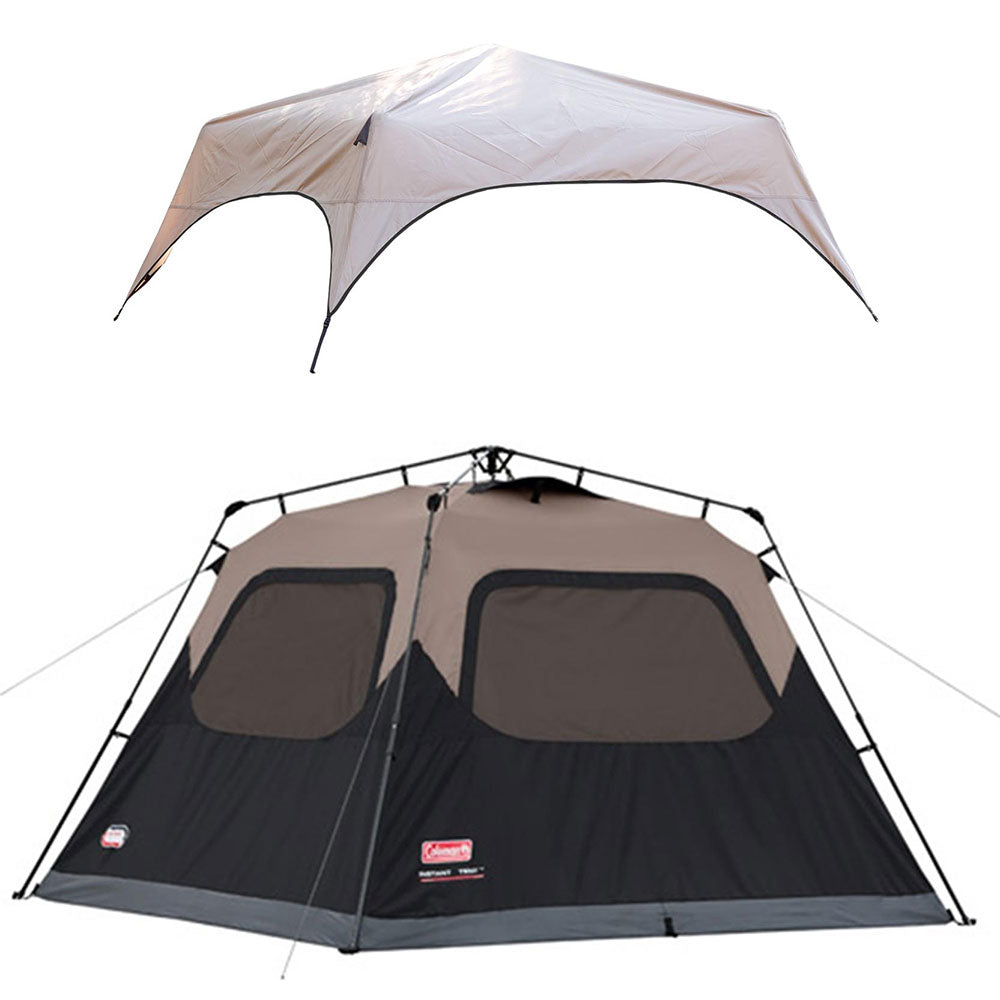 COLEMAN RainFly Accessory for 6-Person Camping Instant Tent (Open Box)