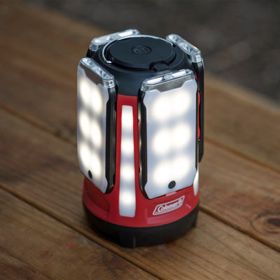 Coleman Quad Panel 800L LED Lantern, Outdoor Camping Light with 4 Panels and USB - VMInnovations