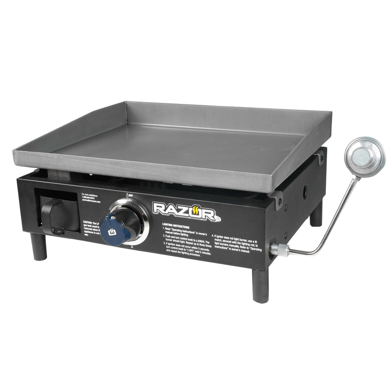 Razor Griddle GGT2160M 19 Inch 1 Burner LP Propane Gas Grill, Steel (Open Box)