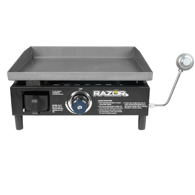 Razor Griddle 19 Inch Portable 1 Burner LP Propane Gas Grill, Steel (For Parts)