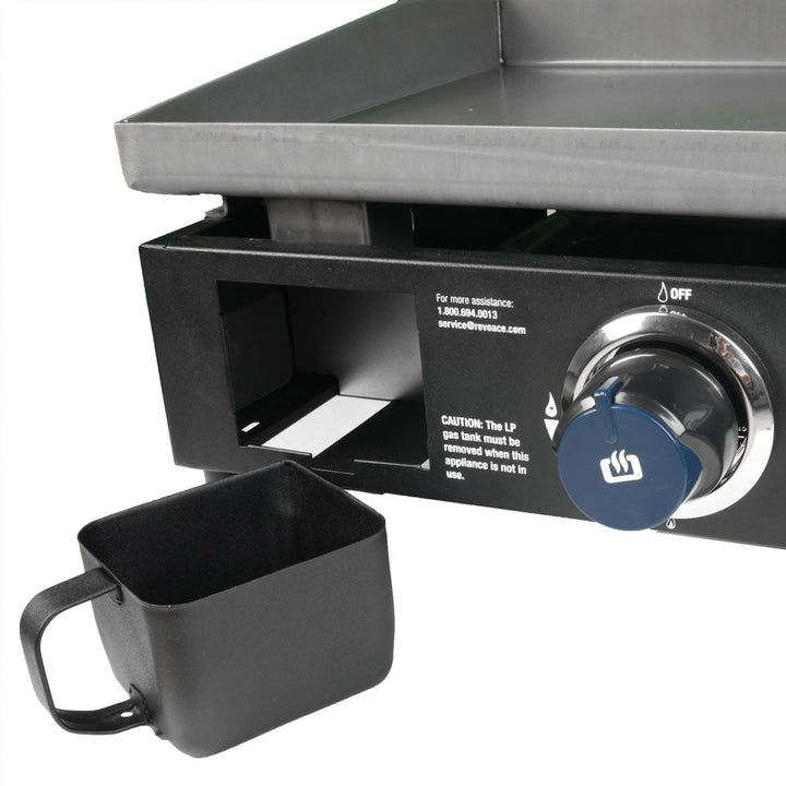 Razor Griddle 19 Inch Portable 1 Burner LP Propane Gas Grill, Steel (For Parts) - VMInnovations