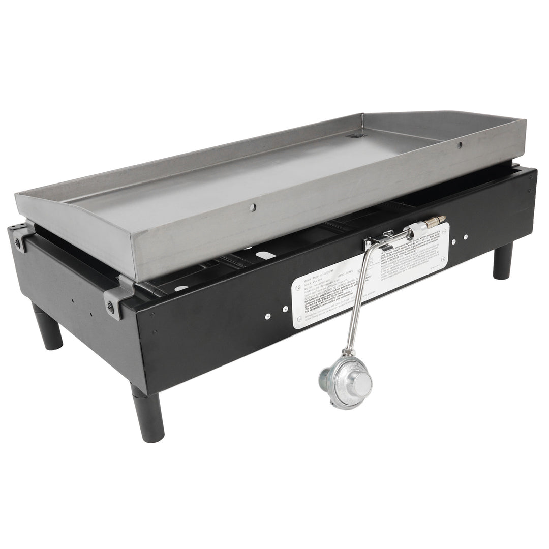 Razor Griddle 25 Inch Portable 2 Burner LP Propane Gas Grill, Steel (Used)