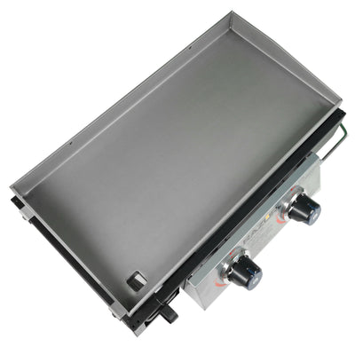 Razor Griddle GGT2130M 25 Inch Portable 2 Burner LP Propane Gas Grill, Steel - VMInnovations