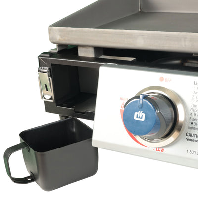 Razor Griddle 25 Inch Portable 2 Burner LP Propane Gas Grill, Steel (Used) - VMInnovations