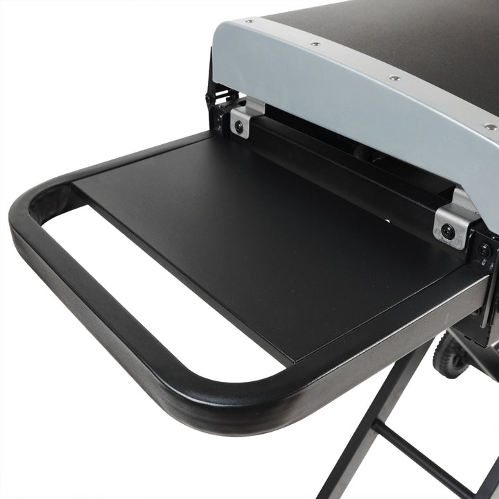 Razor Griddle 25 Inch 2 Burner LP Propane Gas w/ Folding Shelf, Steel(For Parts)