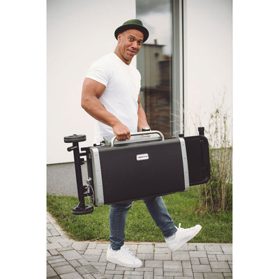 Razor Griddle 25 Inch 2 Burner LP Propane Gas w/ Folding Shelf, Steel(For Parts) - VMInnovations