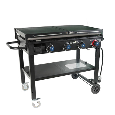 Razor Griddle 37 Inch Outdoor 4 Burner LP Propane Gas Griddle Grill (Damaged)