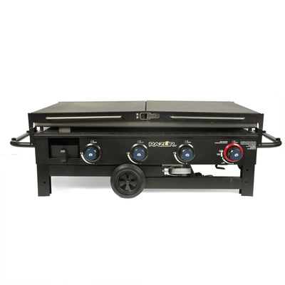 Razor Griddle 37 Inch Outdoor 4 Burner LP Propane Gas Griddle Grill (Damaged)