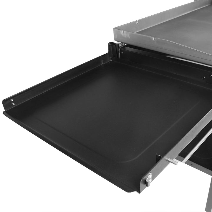 Razor Griddle Outdoor 4 Burner LP Propane Gas Griddle Grill w/Shelves (Used) - VMInnovations