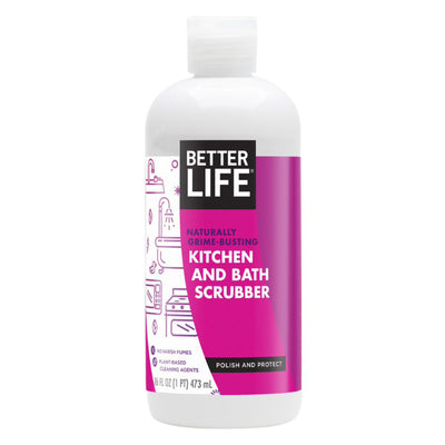 Better Life Grime Busting Kitchen & Bath Scrubber 16 Ounces, Unscented (3 Pack)