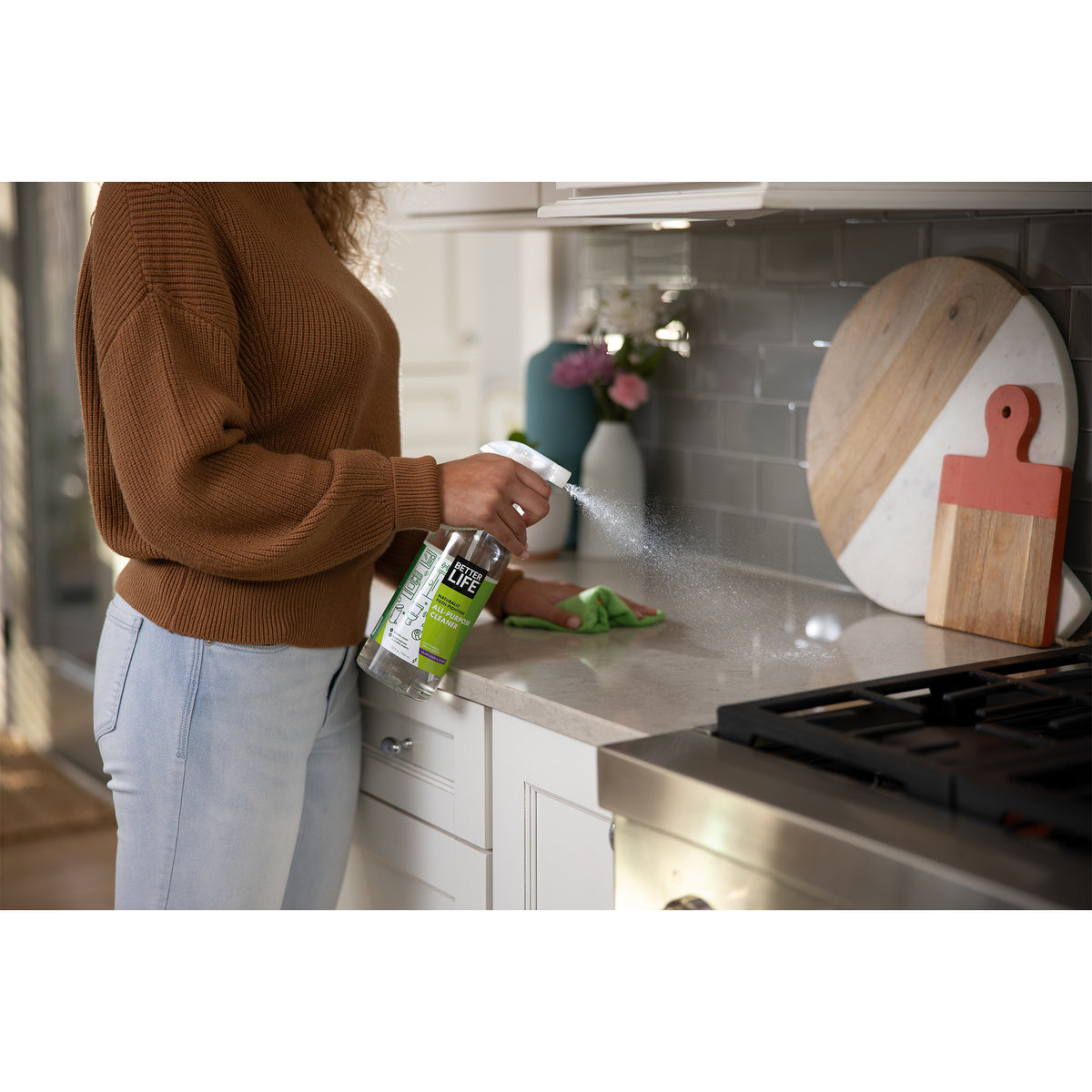 Better Life Naturally Filth Fighting All Purpose Cleaner w/ 4 Set Cleaning Kit