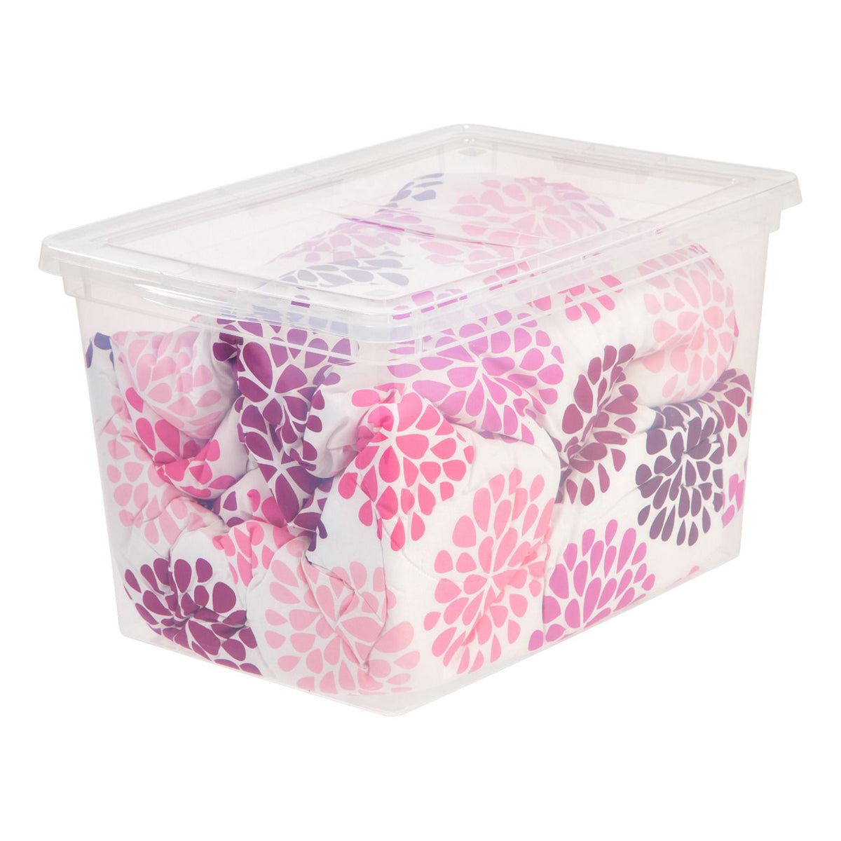 IRIS USA Extra Large Hard Plastic Stackable Closet Clear Storage Bin, 6 Pack