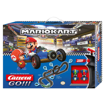 Carrera GO!!! Mario Kart Mach 8 Racing Track Game Toy Play Set w/ Slot Cars