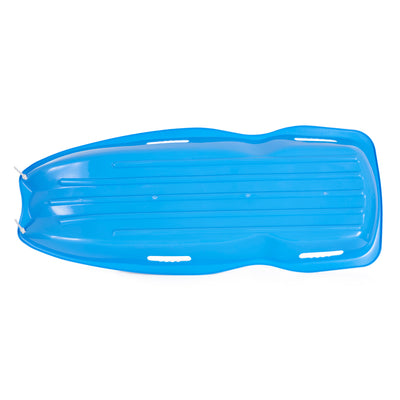 Slippery Racer Downhill Xtreme Adults and Kids Toboggan Snow Sled, Blue (3 Pack)
