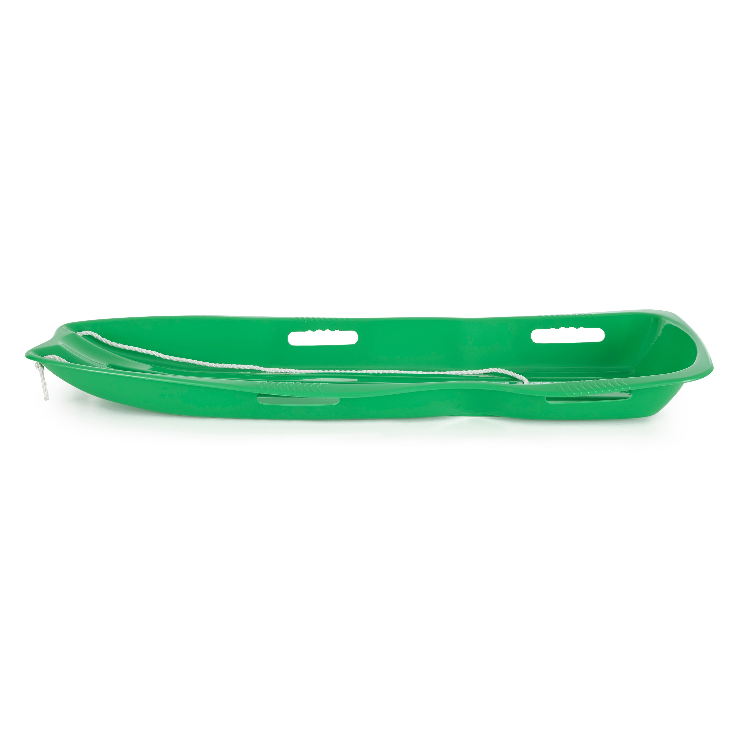 Slippery Racer Downhill Xtreme Adults Kids Toboggan Snow Sled, Red and Green