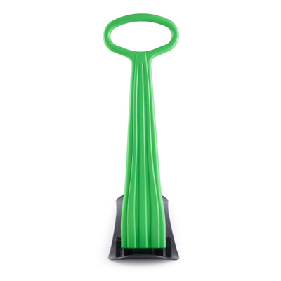 Slippery Racer Kid Foldable Winter Ski Scooter Snow Sled, Green (Open Box) - VMInnovations