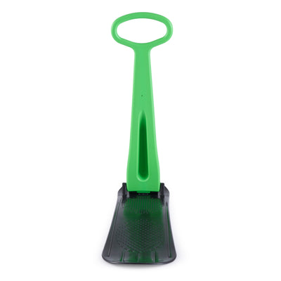 Slippery Racer Kid Foldable Winter Ski Scooter Snow Sled, Green (Open Box) - VMInnovations