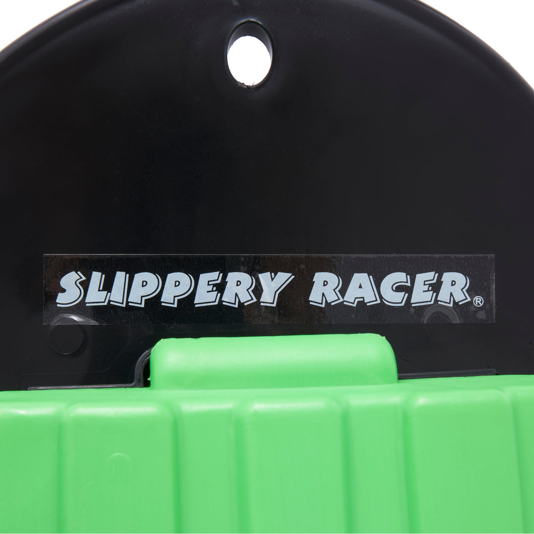 Slippery Racer Kid Foldable Outdoor Winter Ski Scooter Snow Sled, Green (3 Pack)