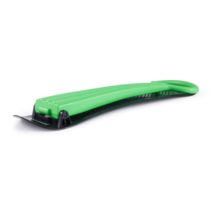 Slippery Racer Kid Foldable Downhill Outdoor Winter Ski Scooter Snow Sled, Green - VMInnovations