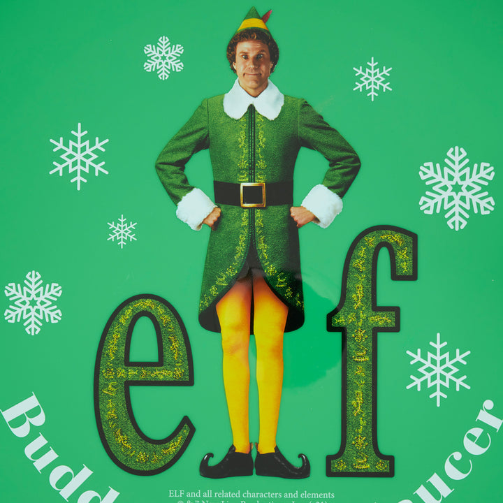 Slippery Racer Downhill Buddy The Elf Plastic Saucer Disc Sled, Green (2 Pack)