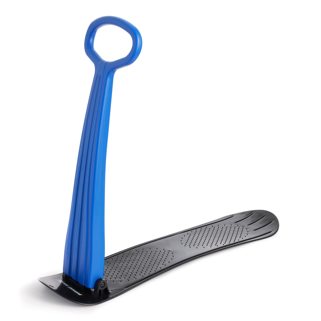 Slippery Racer Kids Foldable Downhill Winter Ski Scooter Snow Sled, Blue (Used)
