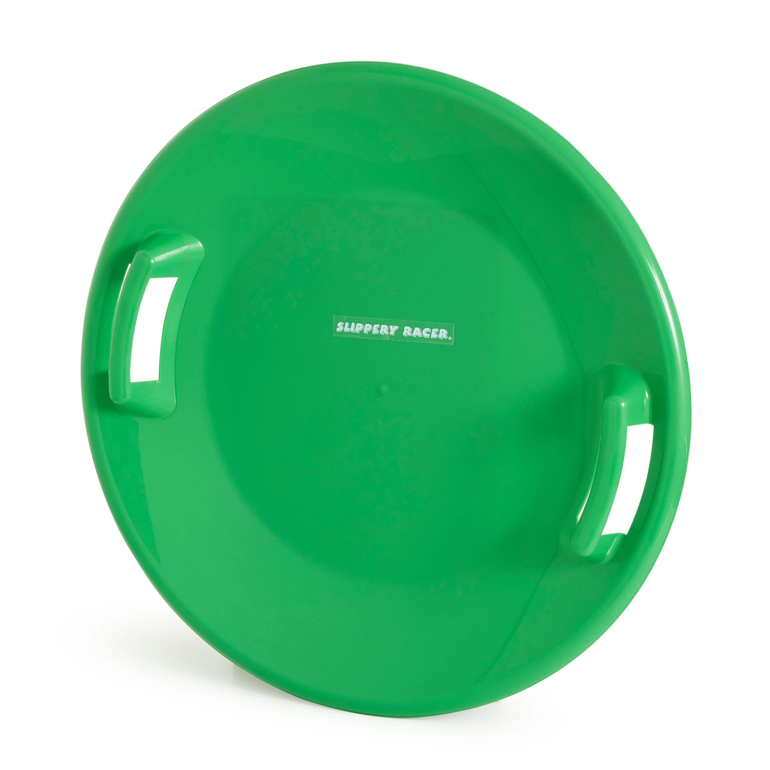 Slippery Racer Pro Adults and Kids Plastic Saucer Disc Snow Sled (Open Box) - VMInnovations