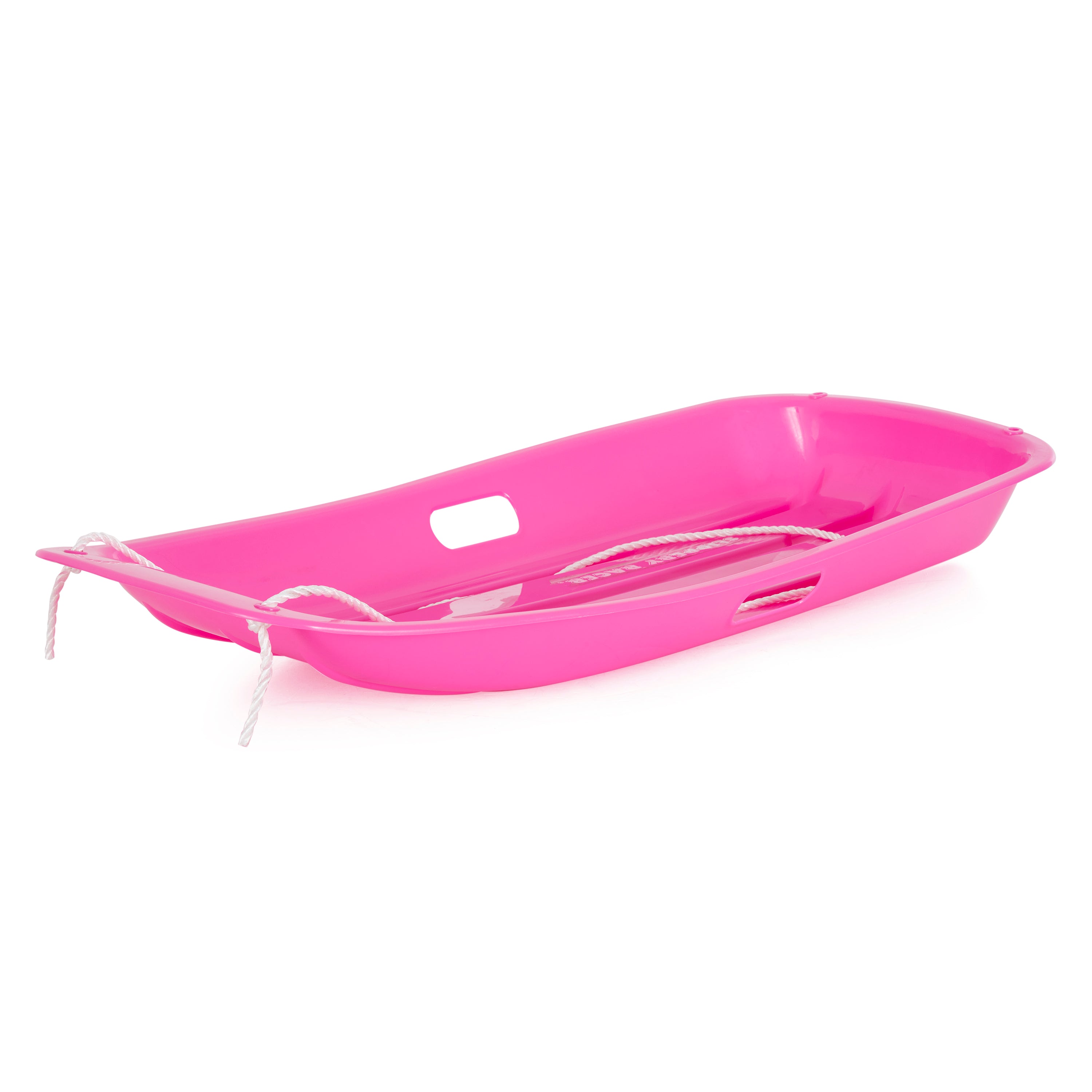 Slippery Racer Downhill Sprinter Kid Toddler Plastic Toboggan Snow Sled (3 Pack)